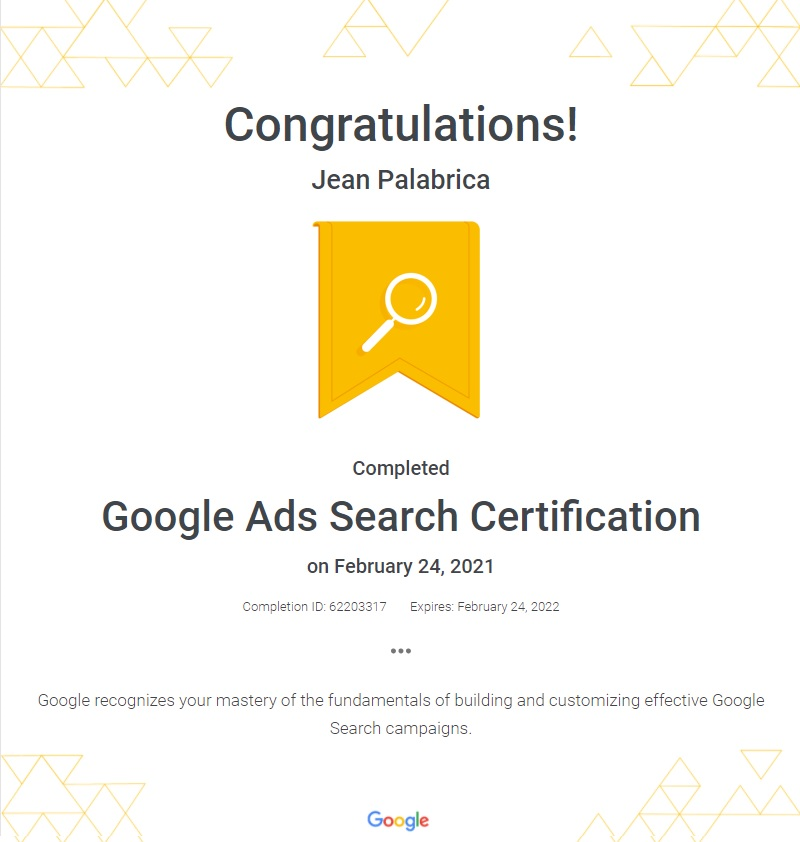 Jean Diaz Palabrica : The Certified Digital Marketer in Davao City, Philippines 1